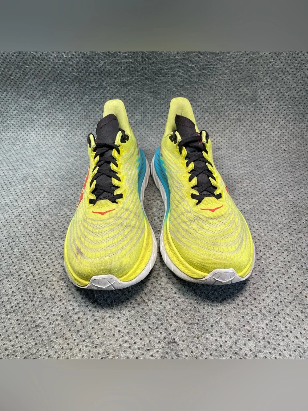 Hoka One One Mach 5 Yellow Running Shoes Size 11 Men’s